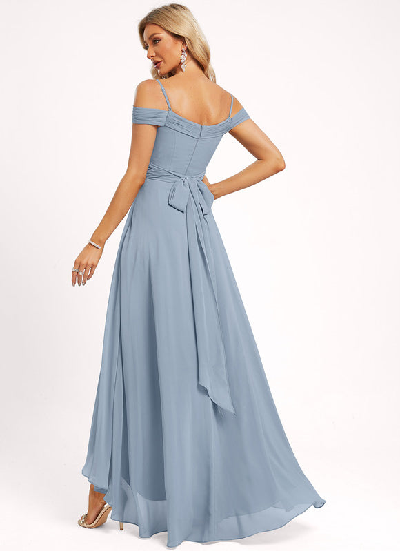 Robe De Soirée Épaule Asymétrique - gallery 1