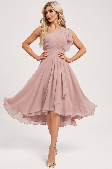Robe Asymétrique Asymétrique Fluide