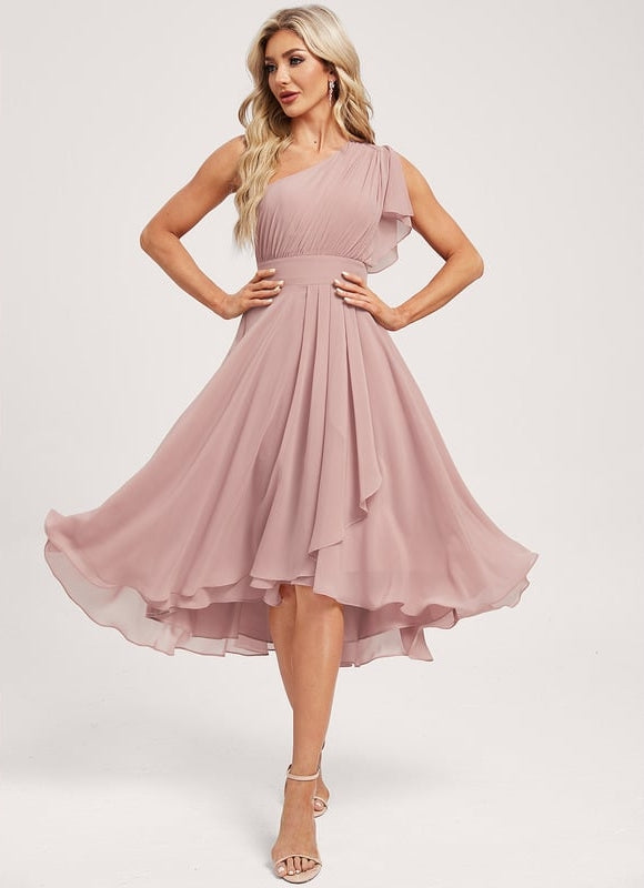 Robe Asymétrique Asymétrique Fluide