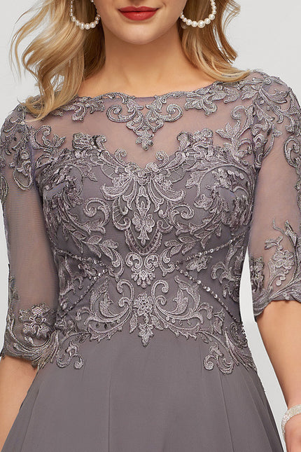 Robe Asymétrique Mère Élégante - gallery 4