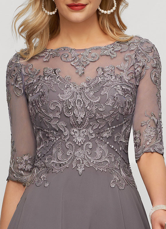 Robe Asymétrique Mère Élégante - gallery 4