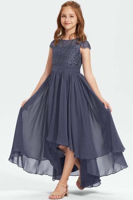 Robe Asymétrique Asymétrique Marine - gallery 3