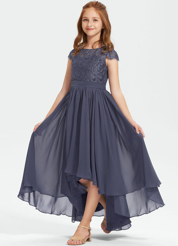 Robe Asymétrique Asymétrique Marine - gallery 3