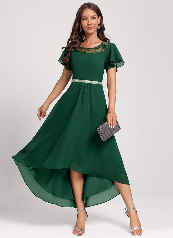 Robe Asymétrique Mousseline Chic - gallery 3