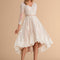 Robe Asymétrique Dentelle Champêtre