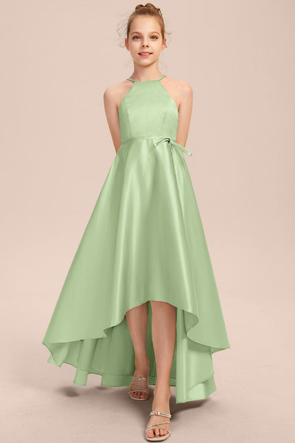 Robe Asymétrique Satin Fluide - gallery 2