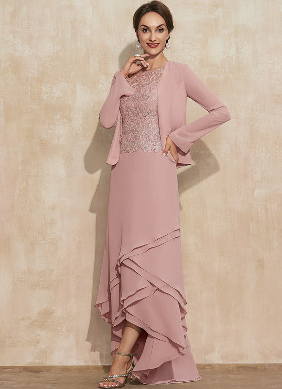 Robe Asymétrique Asymétrique Rose Chic - gallery 1