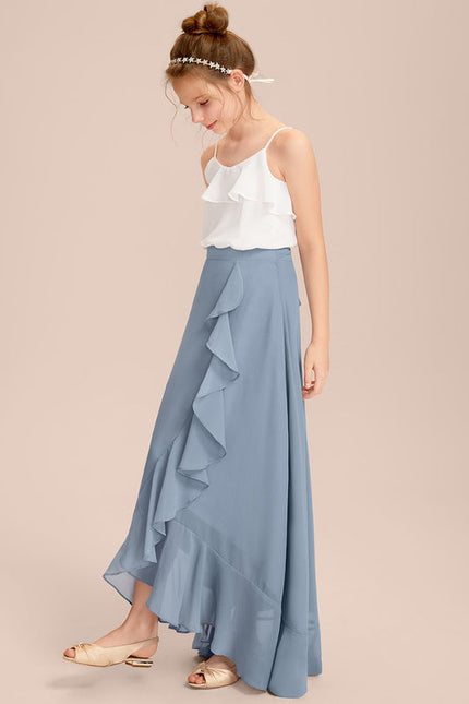 Robe Plissée Longue Asymétrique - gallery 5