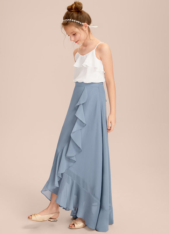 Robe Plissée Longue Asymétrique - gallery 5