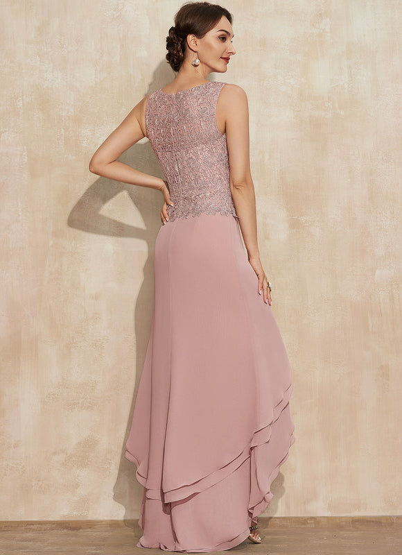Robe Asymétrique Asymétrique Rose Chic - gallery 5