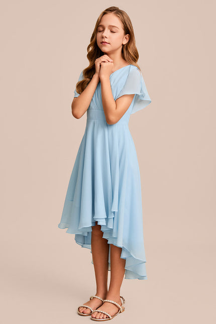 Robe Asymetrique Vert D'Eau - gallery 2