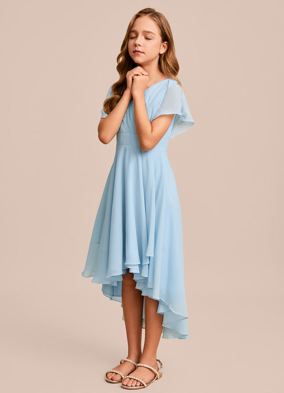 Robe Asymetrique Vert D'Eau - gallery 2