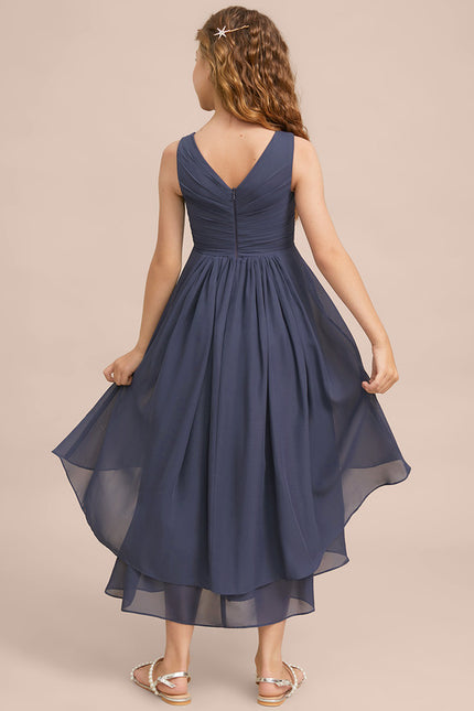 Robe Asymétrique Trapèze Fluide - gallery 7