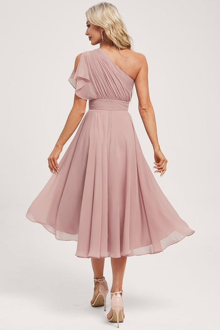 Robe Asymétrique Asymétrique Fluide - gallery 3