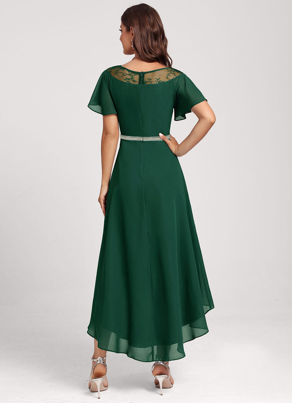 Robe Asymétrique Mousseline Chic - gallery 4