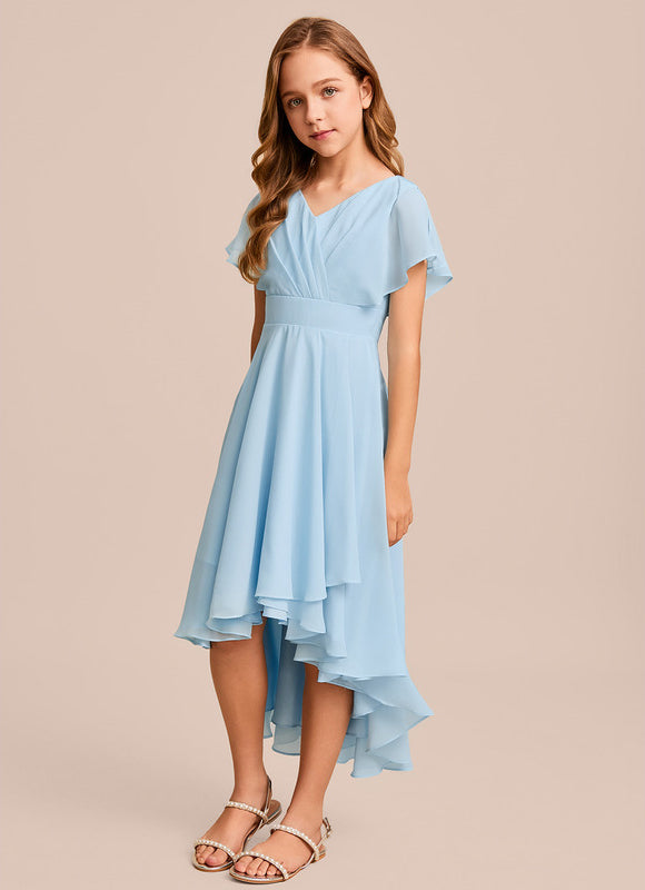 Robe Asymetrique Vert D'Eau - gallery 4