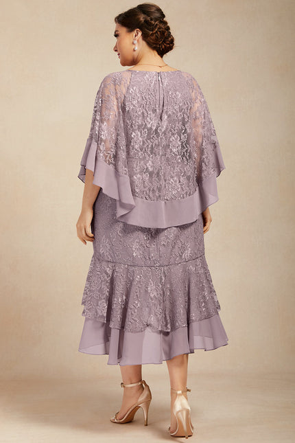 Robe Asymétrique Mère Mariée Chic - gallery 7
