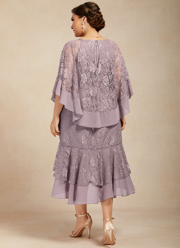 Robe Asymétrique Mère Mariée Chic - gallery 7