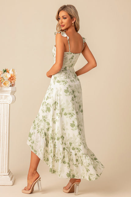 Robe Asymétrique Fleurie Légère - gallery 3