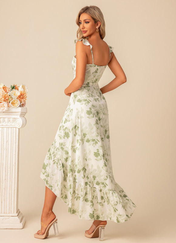 Robe Asymétrique Fleurie Légère - gallery 3