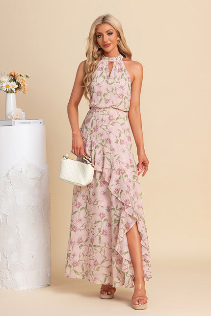 Robe Asymetrique A Volant