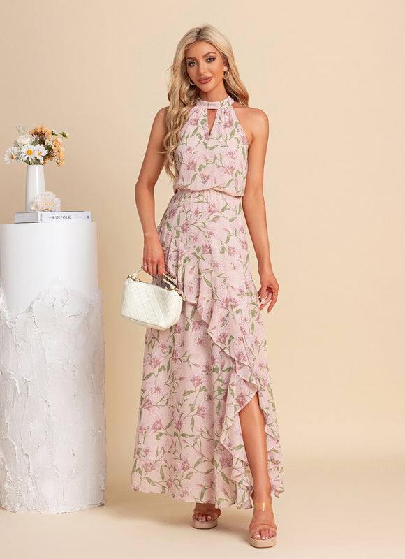 Robe Asymetrique A Volant