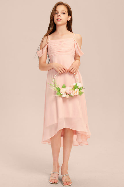 Robe Asymétrique Asymétrique Vert Pâle - gallery 2