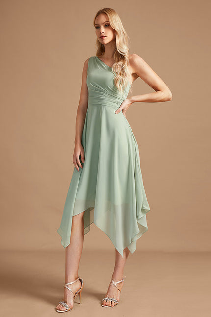 Robe Asymétrique Asymétrique Fluide - gallery 3