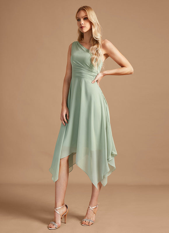 Robe Asymétrique Asymétrique Fluide - gallery 3