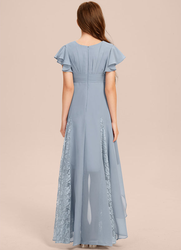 Robe Blanche Asymétrique Mariage - gallery 4