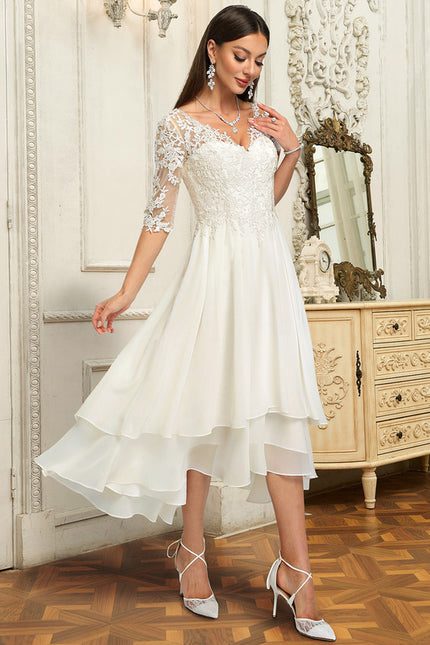 Robe Asymétrique Vaporeuse Élégante - gallery 1