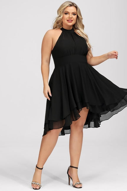 Robe Asymétrique Asymétrique Élégante - gallery 5
