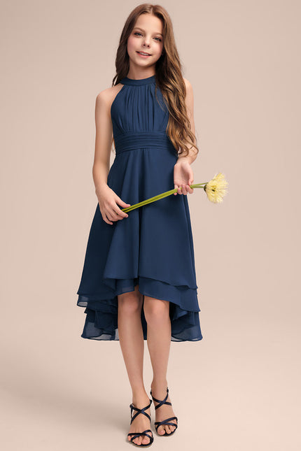 Robe Bleue Asymétrique