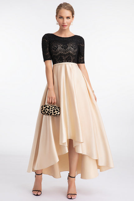 Robe Asymétrique Asymétrique Écrue