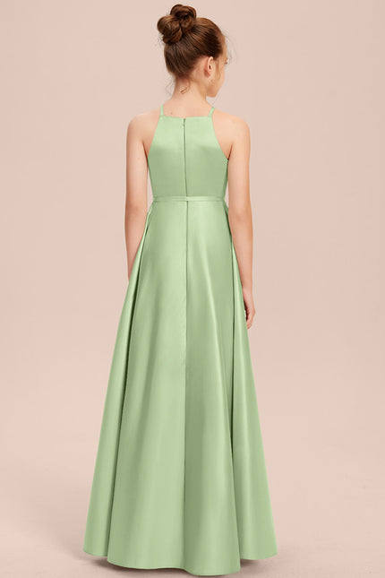 Robe Asymétrique Satin Fluide - gallery 5