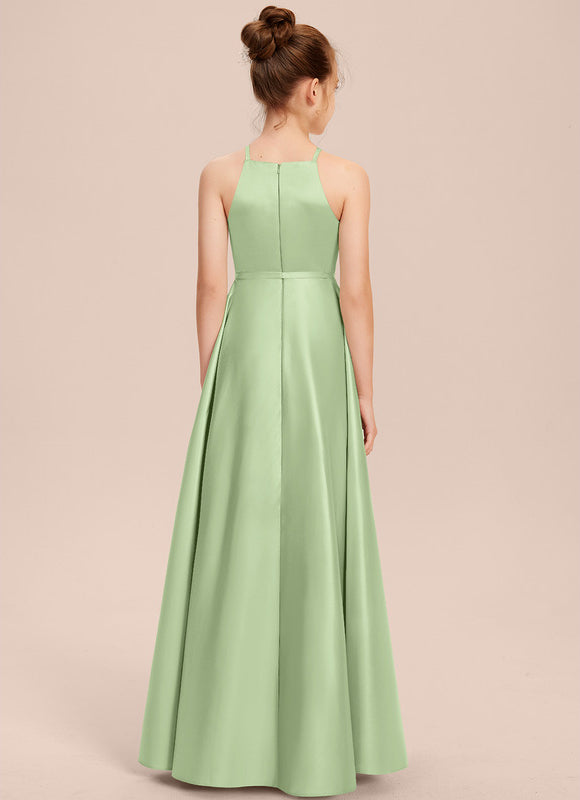 Robe Asymétrique Satin Fluide - gallery 5