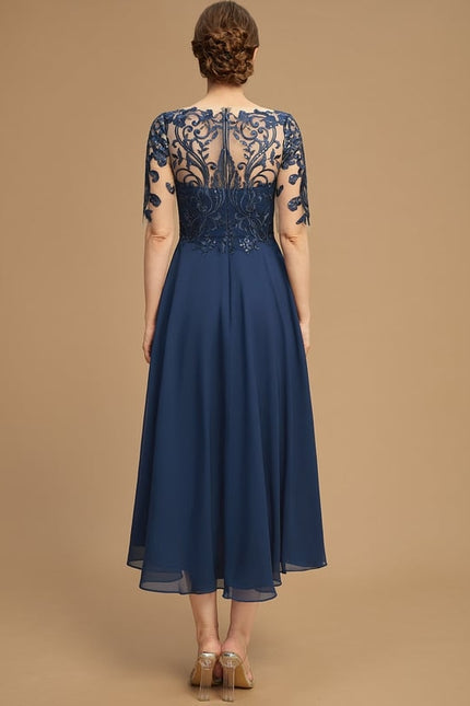 Robe Asymétrique Envoûtante Élégante - gallery 2