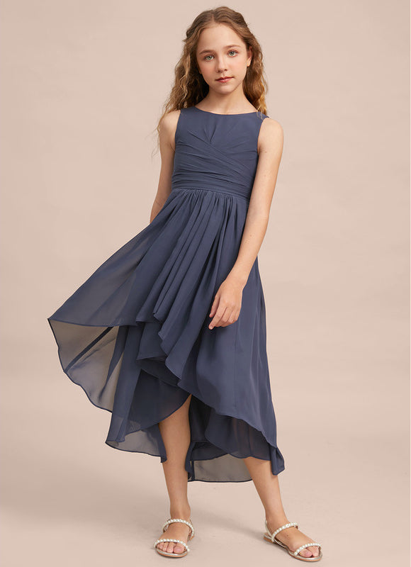 Robe Asymétrique Trapèze Fluide - gallery 5