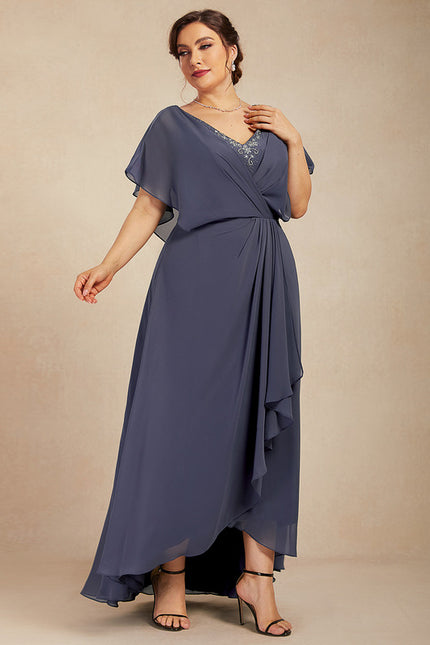 Robe Asymétrique Élégance Flottante Nocturne - gallery 7