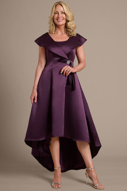 Robe Asymétrique Violette - gallery 3