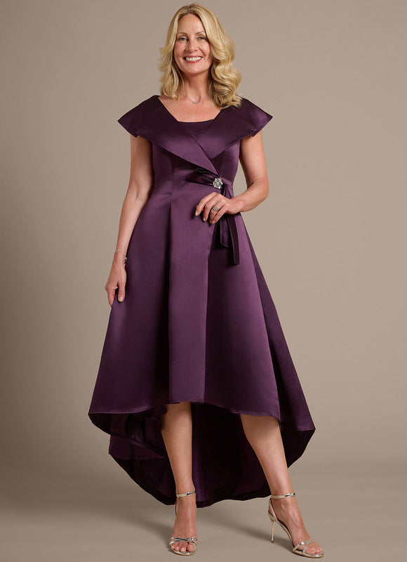 Robe Asymétrique Violette - gallery 3