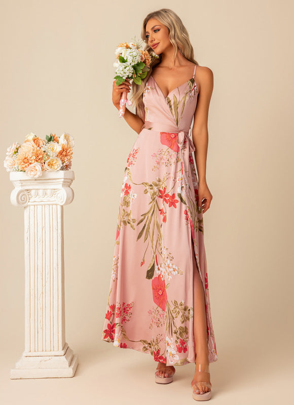 Robe Asymetrique Rose