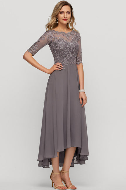 Robe Asymétrique Mère Élégante - gallery 3