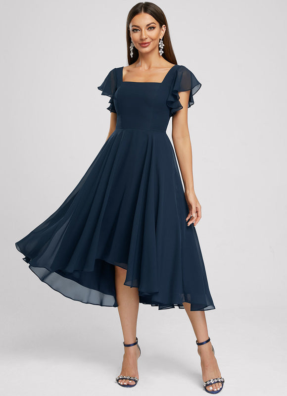 Robe Asymétrique Fluide Chic - gallery 4