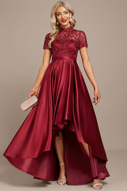 Robe Asymétrique Élégance Ébène