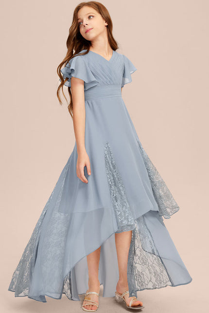 Robe Blanche Asymétrique Mariage - gallery 5