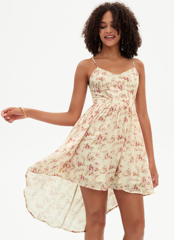 Robe Asymétrique Sérénité Florale - gallery 6