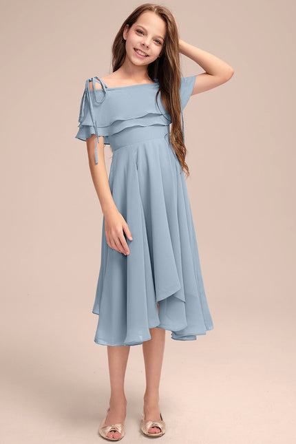 Robe Asymetrique Gaze De Coton