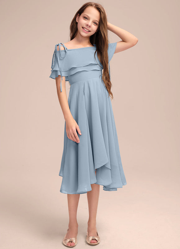 Robe Asymetrique Gaze De Coton