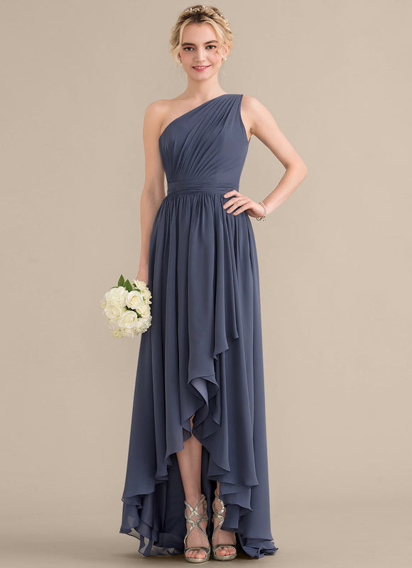 Robe Asymétrique Asymétrique Fluide - gallery 4
